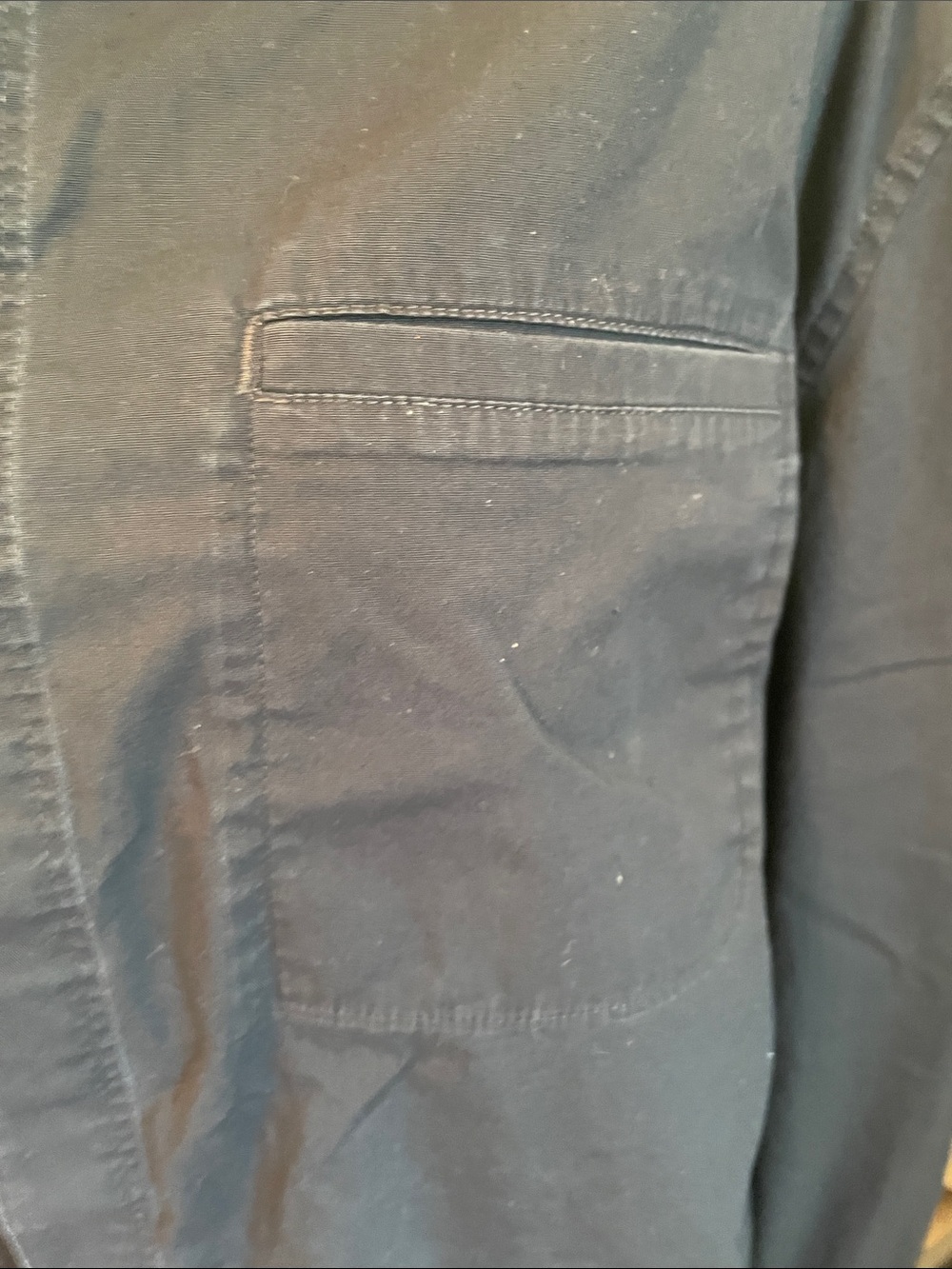 Unisex Lululemon -Navy Button-Down Shirt - Picture 3 of 14